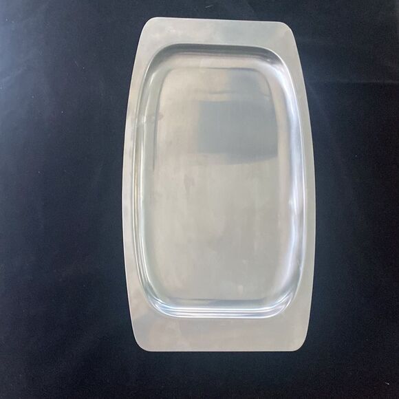 Vintage Selandia 18/8 Stainless Steel Large Serving Tray Made in Denmark - Picture 1 of 8